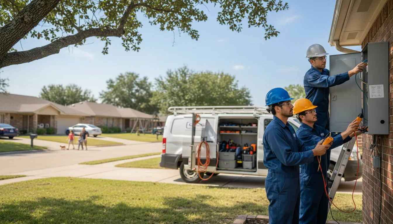Certified electrician providing emergency electrical services in Pittsville, WI
